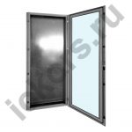 Стальной шкаф распределительный напольный с обзорной дверью MPQ-V 2200 мм 